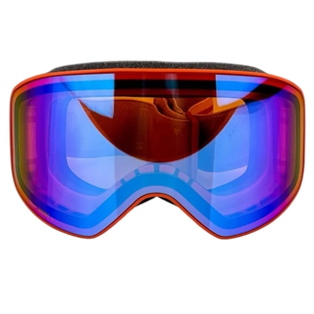 New! CHLOE Ski Mask CH0072S 003, Matte Rust/Orange Multilayer Blue, Authentic